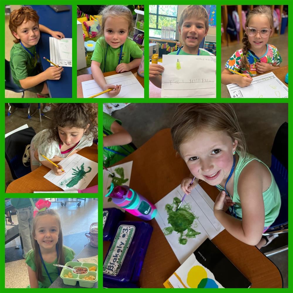  I can write about GREEN